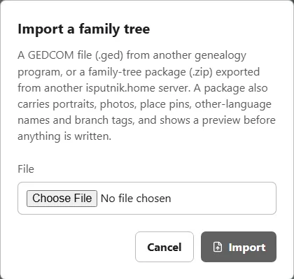 GEDCOM in and out: The format Ancestry and FamilySearch already speak.