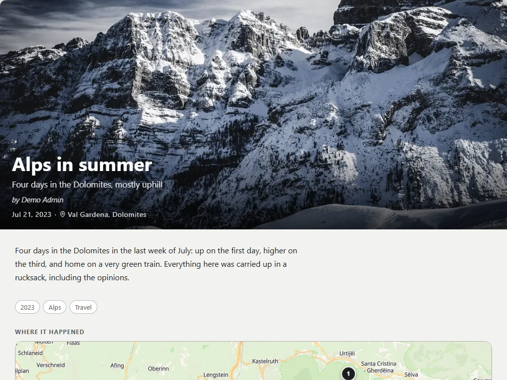 Stories: Keep your family's stories in your own words.